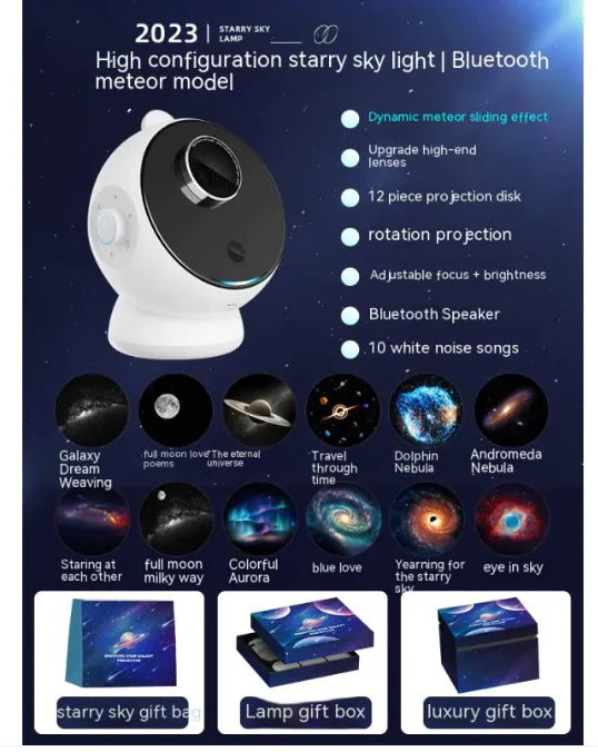 Galaxy Star Projector Night Light